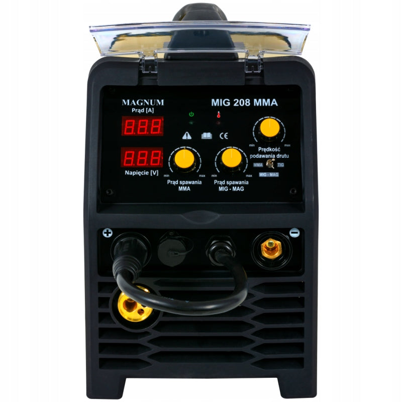 INVERTER WELDER MIG MAGNUM FLUX 200A 230V 2T Manufacturer code spawarka migomat U MI 208ALDII
