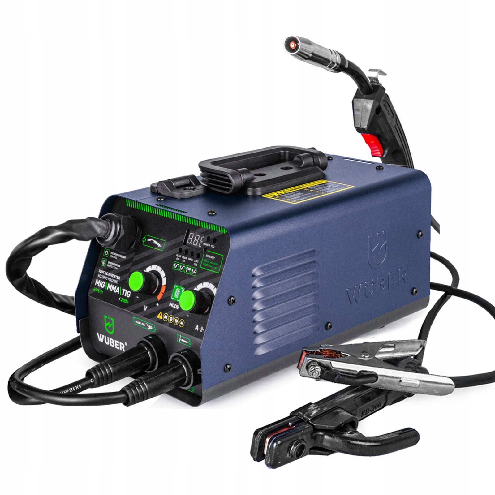 INVERTER WELDER MIGOMAT MIG FLUX MMA TIG 200A IGBT HOT START ANTISTICK Packaging status original