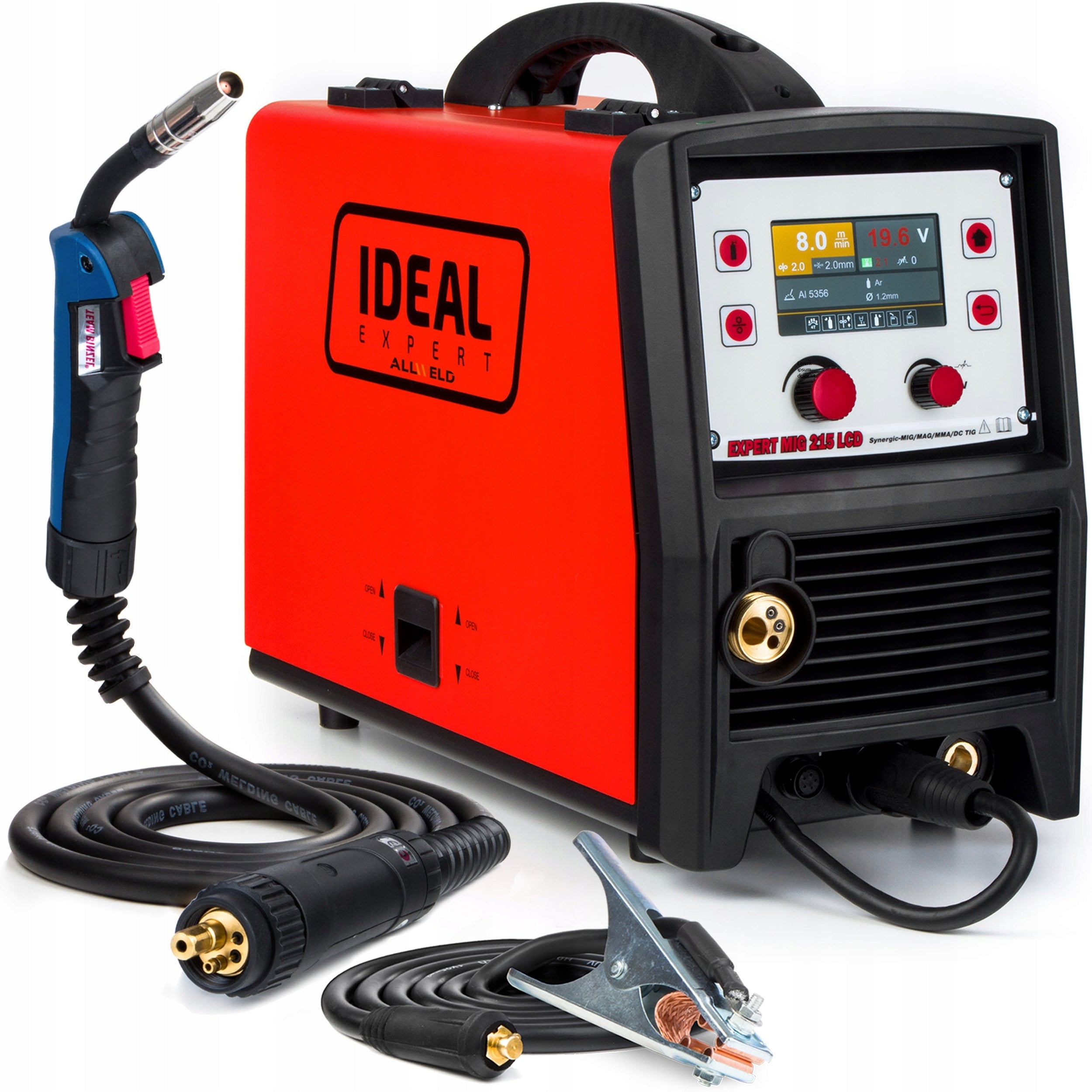 INVERTER WELDING MACHINE IDEAL EXPERT MIG 215 LCD MMA TIG 200A SYNERGY IGBT EAN (GTIN) 5907195561796