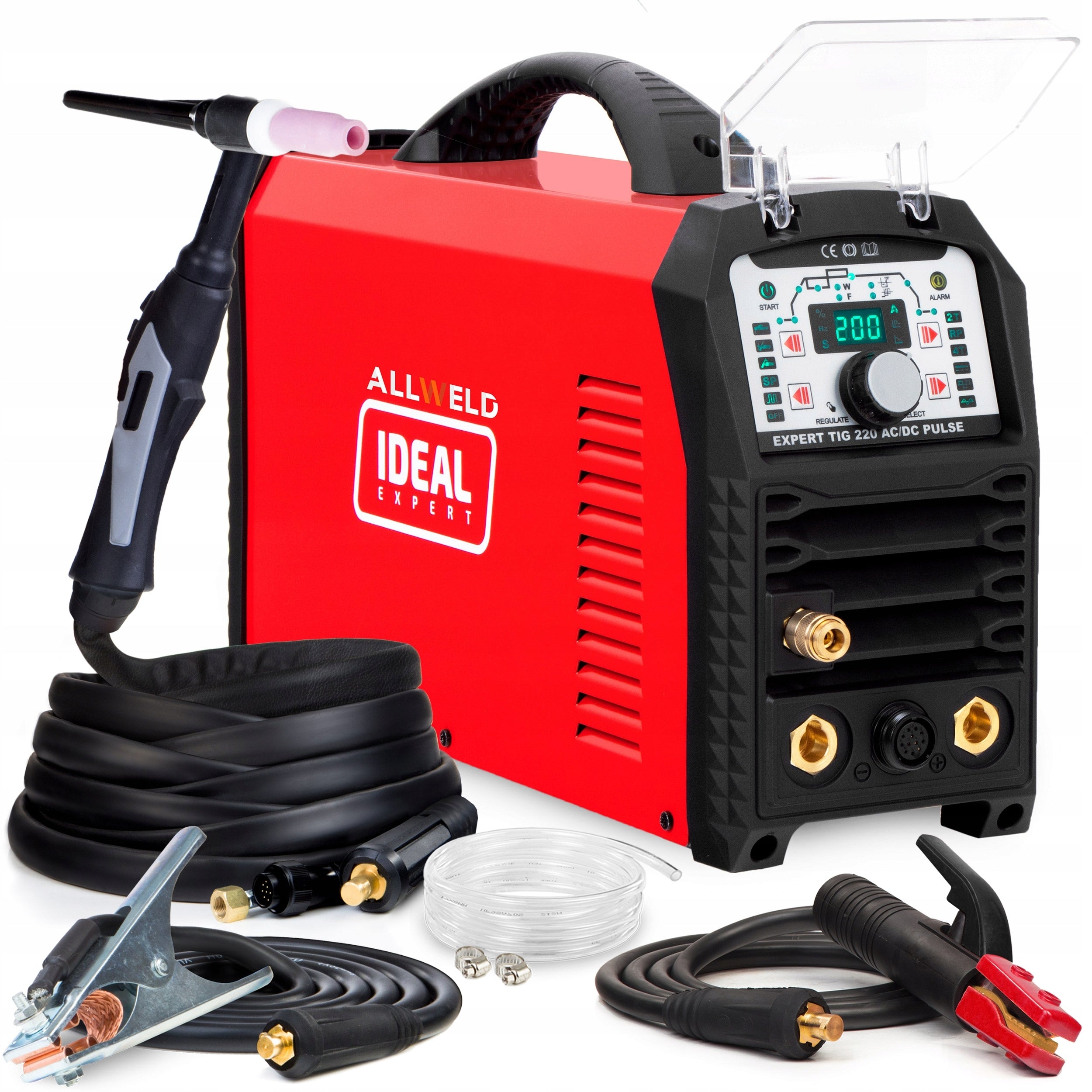 INVERTER WELDING MACHINE IDEAL TIG 220 AC/DC PULSE MMA 200A ALUMINIUM IGBT HF