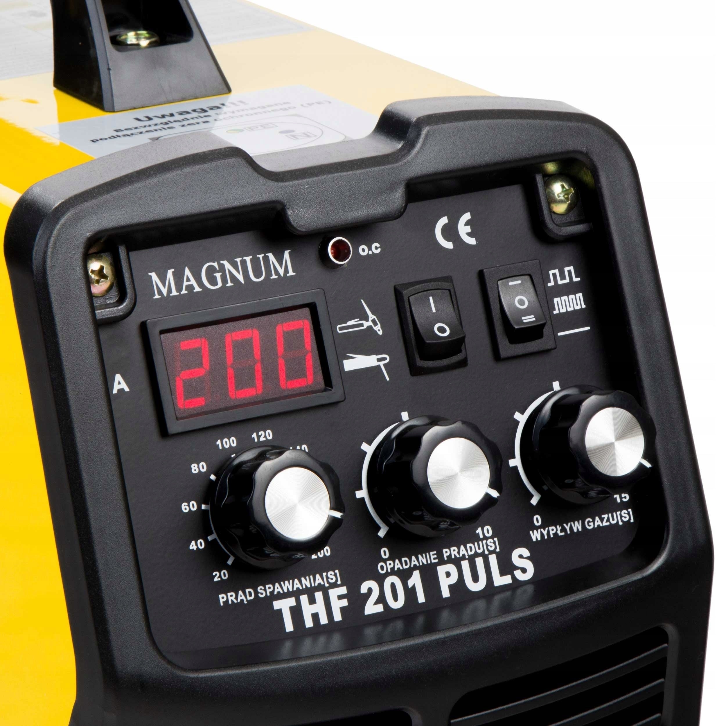 INVERTER WELDING MACHINE INVERTER MAGNUM THF 201 PULSE TIG DC MMA 230V 200A IGBT Brand Magnum