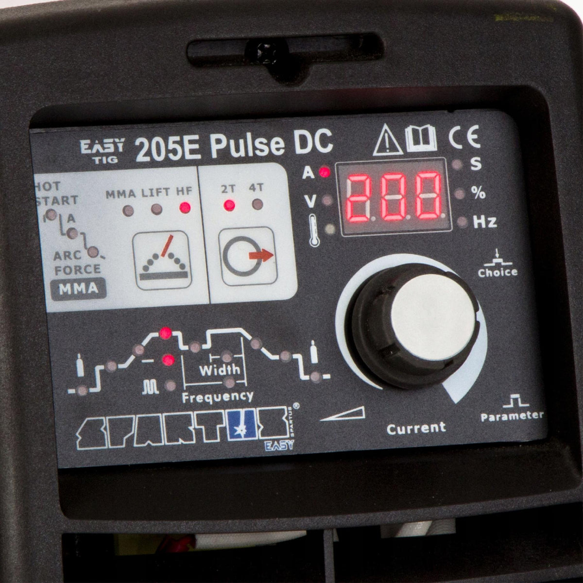 INVERTER WELDING MACHINE INVERTER SPARTUS EASY TIG 205E PULSE DC MMA 230V 200A Brand Spartus