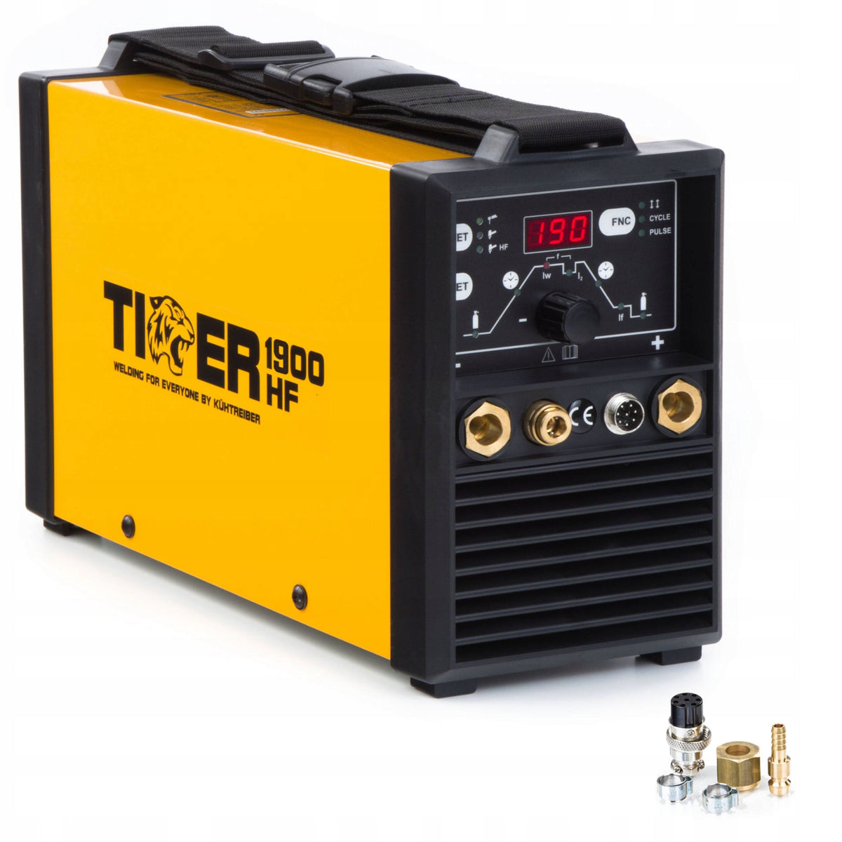 INVERTER WELDING MACHINE INVERTER TIGER 1900 HF TIG DC MMA PULSE 230V 180A HF