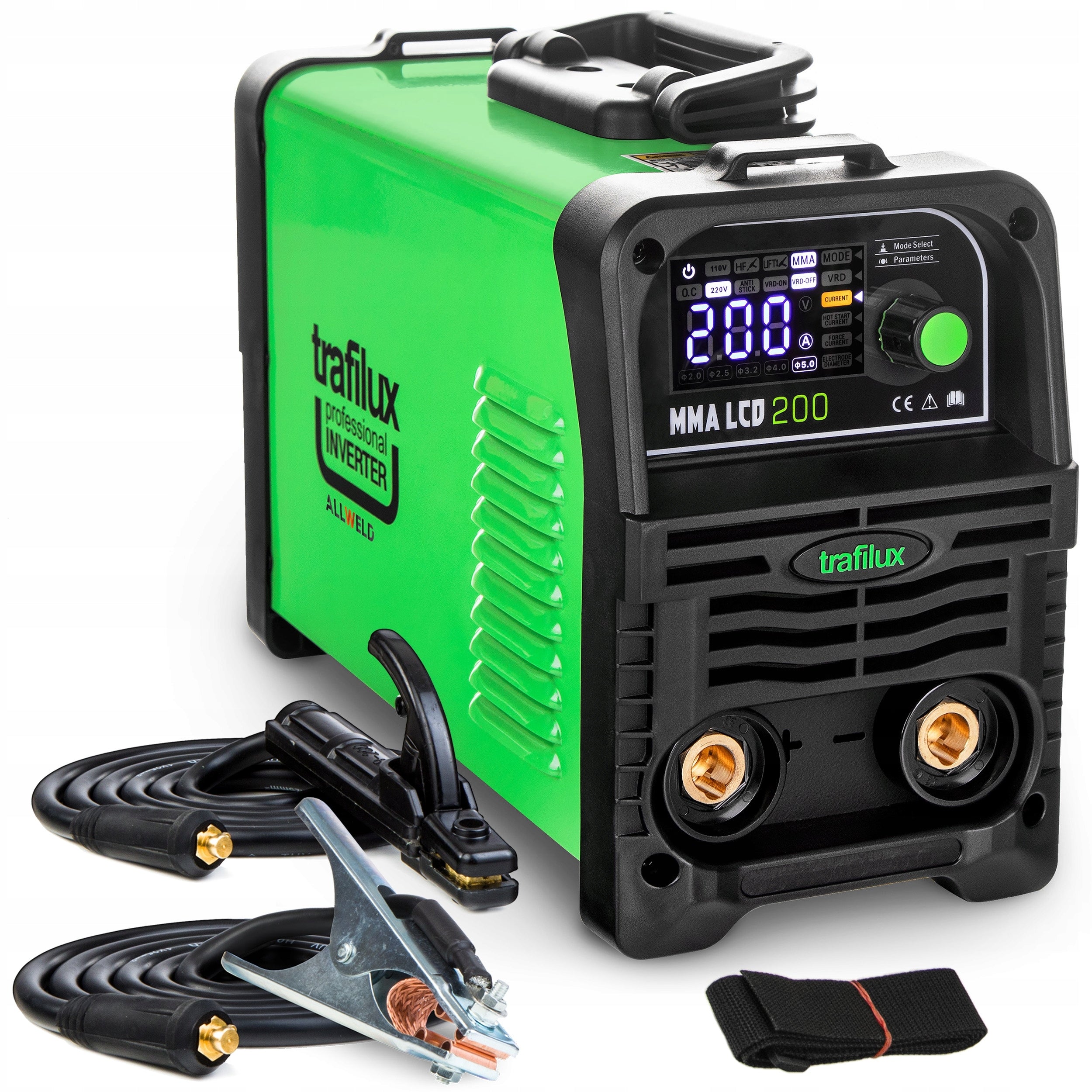 INVERTER WELDING MACHINE INVERTER TRAFILUX MMA LCD 200 IGBT 230V 200A VRD