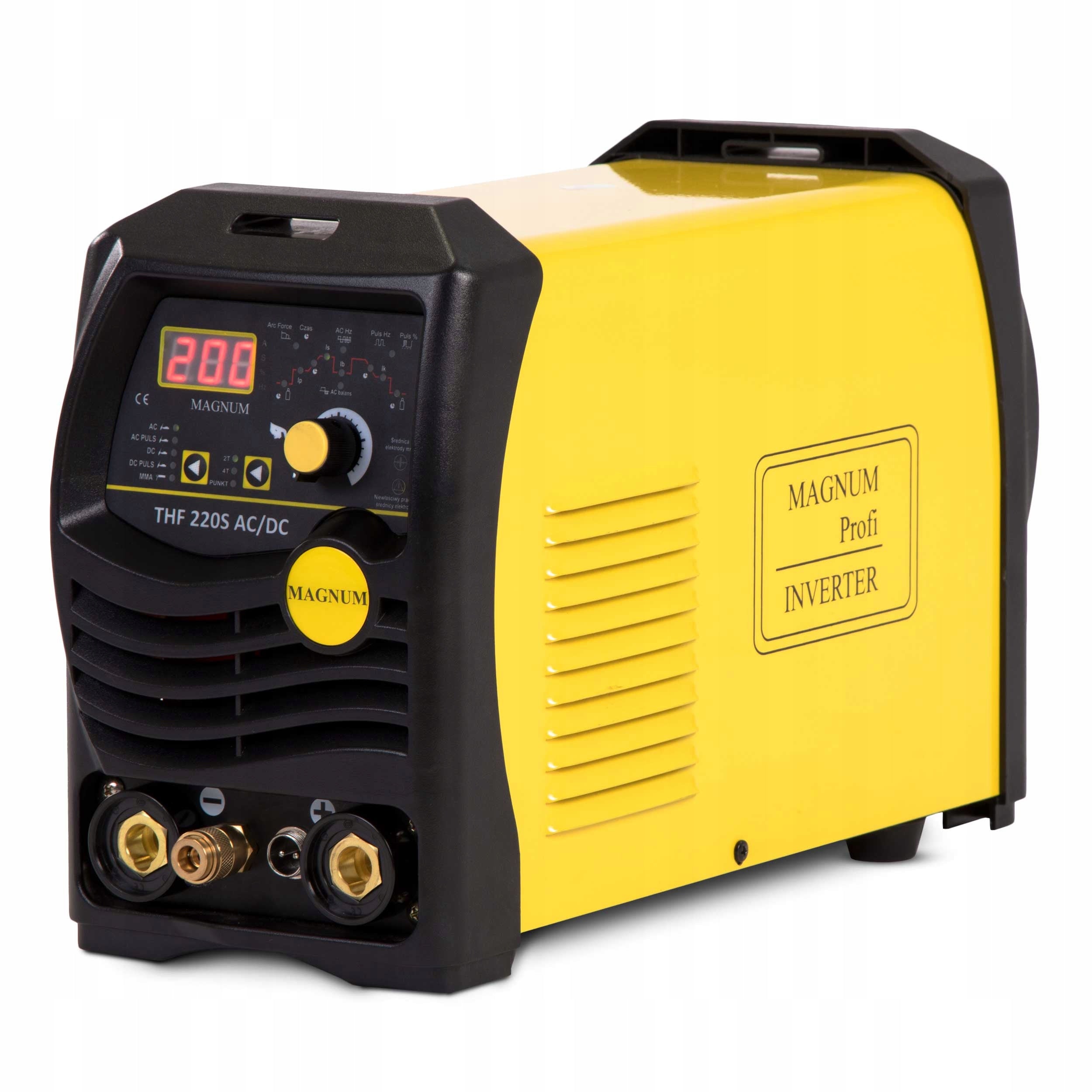 INVERTER WELDING MACHINE MAGNUM THF 220S MMA TIG AC DC PULSE IGBT 200A 230V HF Packaging status original
