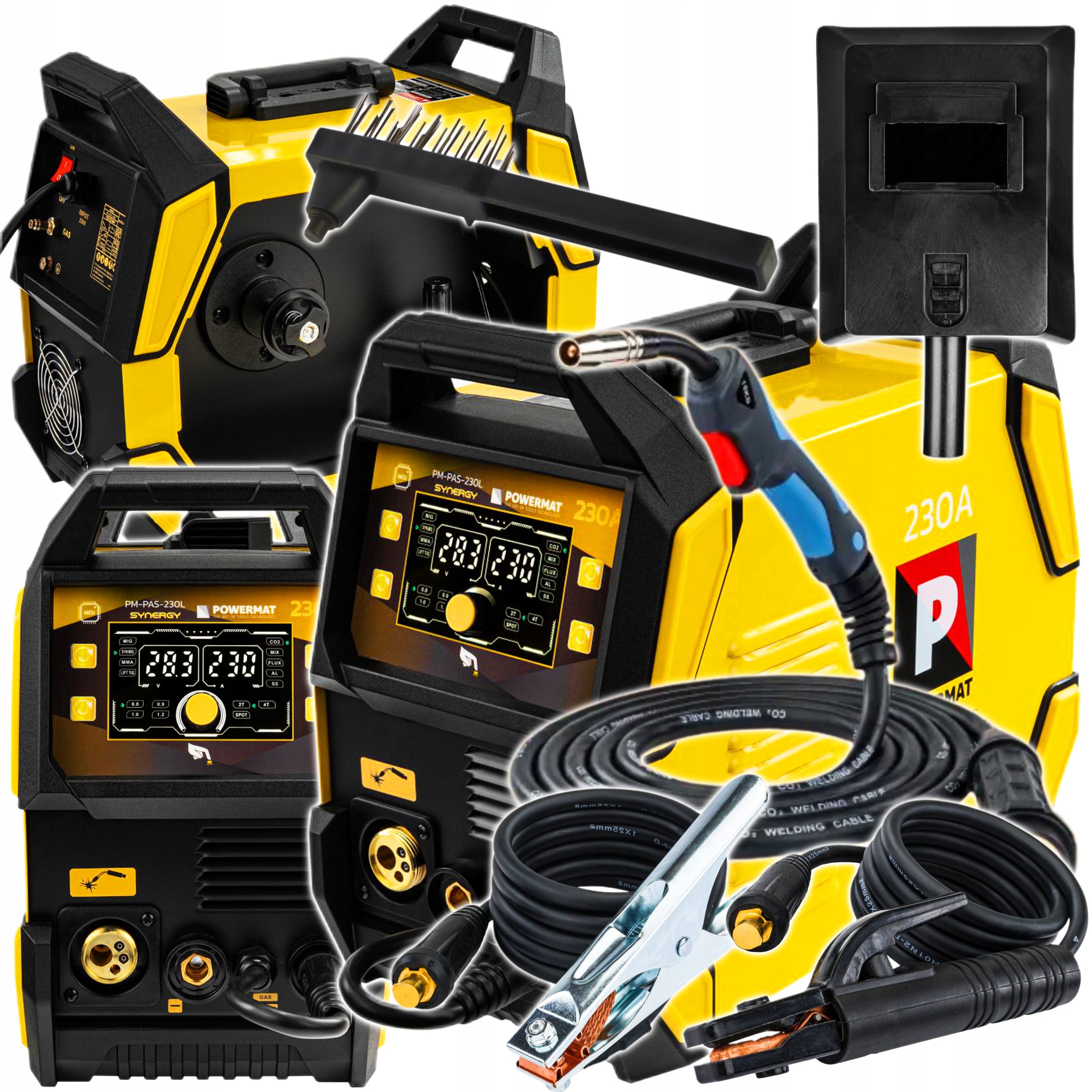 INVERTER WELDING MACHINE MIGOMAT SEMI-AUTOMATIC 230A MIG MAG MMA TIG LIFT SYNERGY