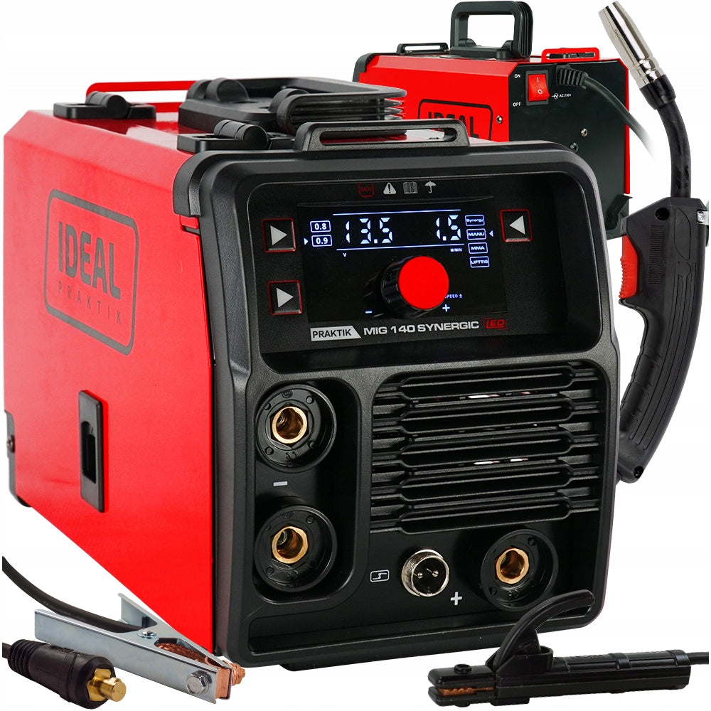 INVERTER WELDING MACHINE MIGOMAT SEMI-AUTOMATIC IDEAL PRAKTIK MIG 140 SYNERGIC LED