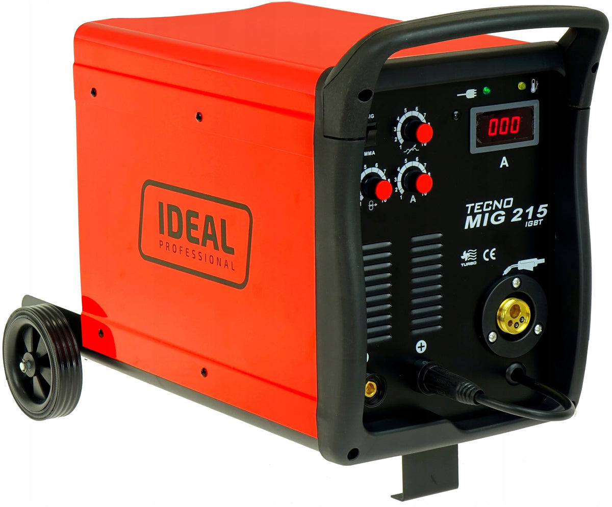 INVERTER WELDING MACHINE MIGOMAT SEMI-AUTOMATIC IDEAL TECNOMIG 215 MMA Brand IDEAL