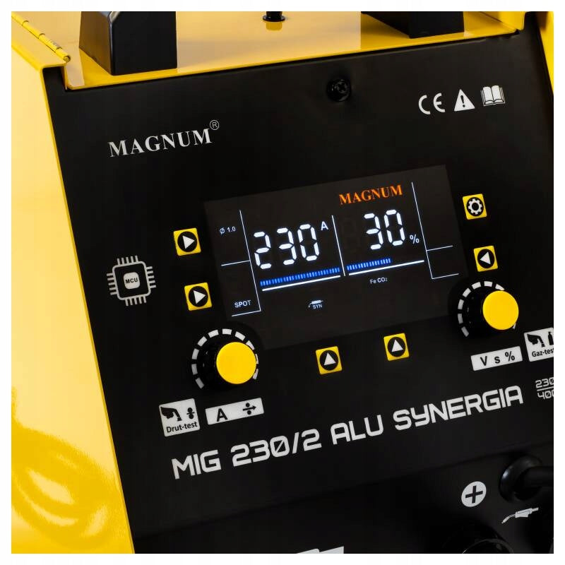 INVERTER WELDING MACHINE MIGOMAT SEMI-AUTOMATIC MAGNUM MIG 230/2 ALU SYNERGY EAN (GTIN) 5905323117631