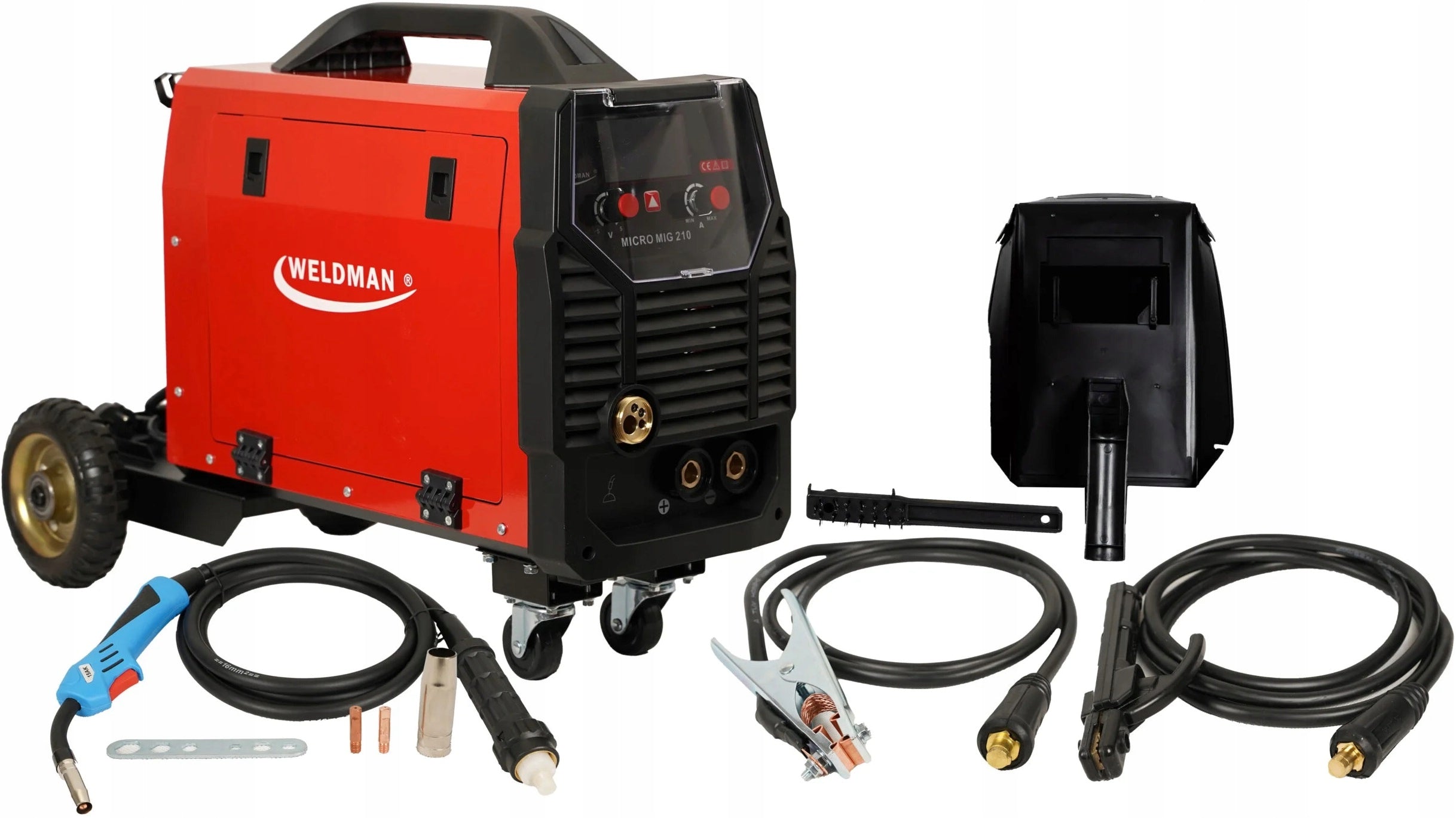 INVERTER WELDING MACHINE MIGOMAT SEMI-AUTOMATIC WELDMAN MICRO MIG 210 SYN 230V 200A Packaging status original