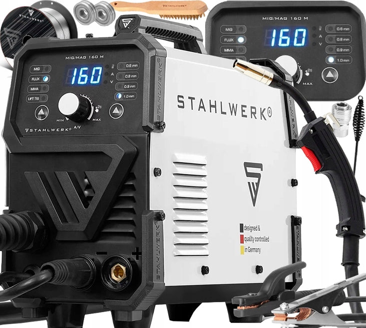 INVERTER WELDING MACHINE MIGOMAT STAHLWERK MIG/MAG 160M SYNERGY 160A MMA TIG