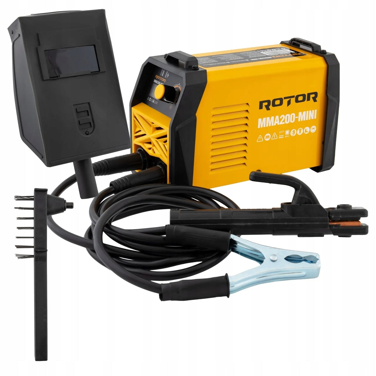 INVERTER WELDING MACHINE MMA200-MINI ROTOR 200A COMPACT FOR WELDING Manufacturer code 14678