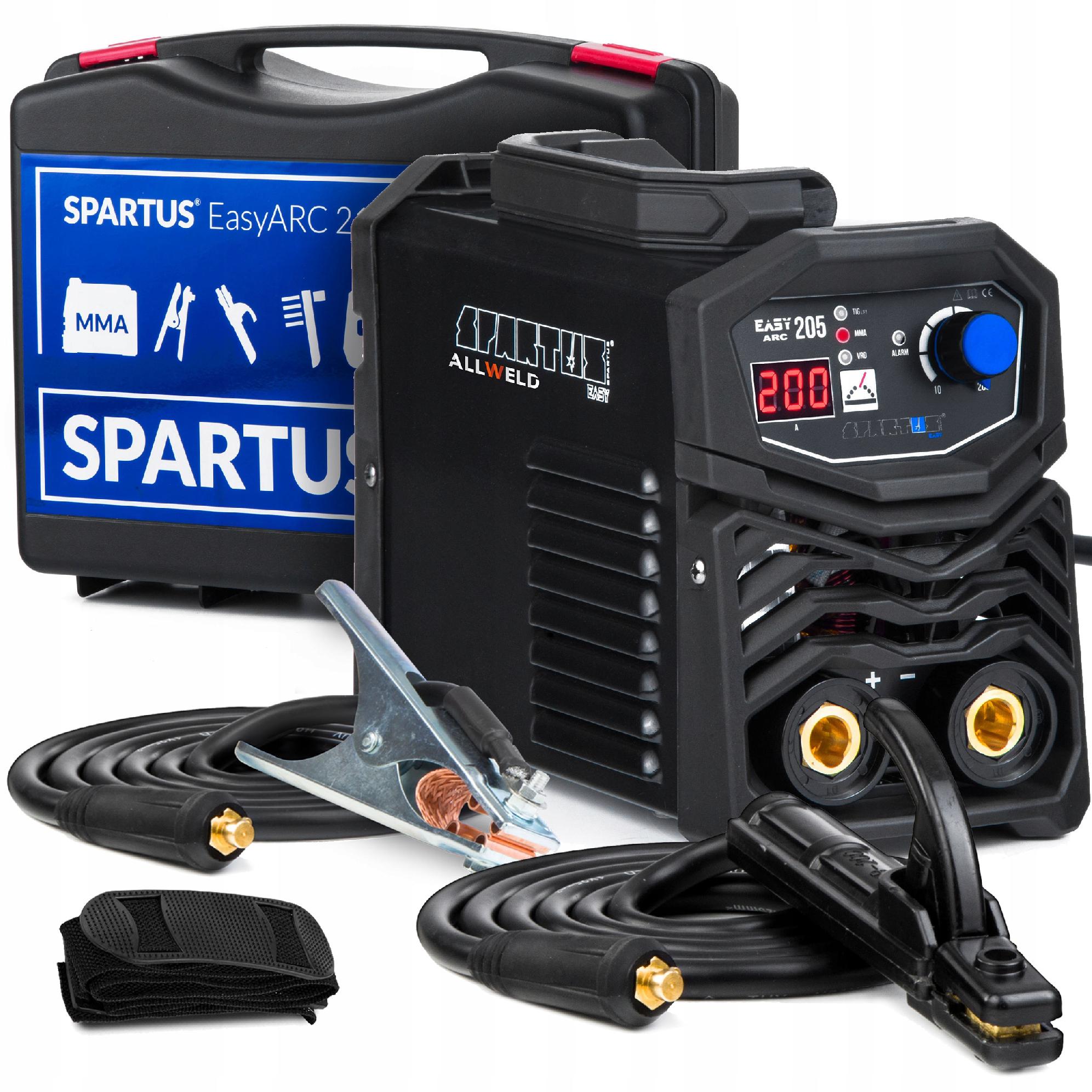 INVERTER WELDING MACHINE SPARTUS EASY ARC 205 MMA TIG DC LIFT 230V 200A IGBT