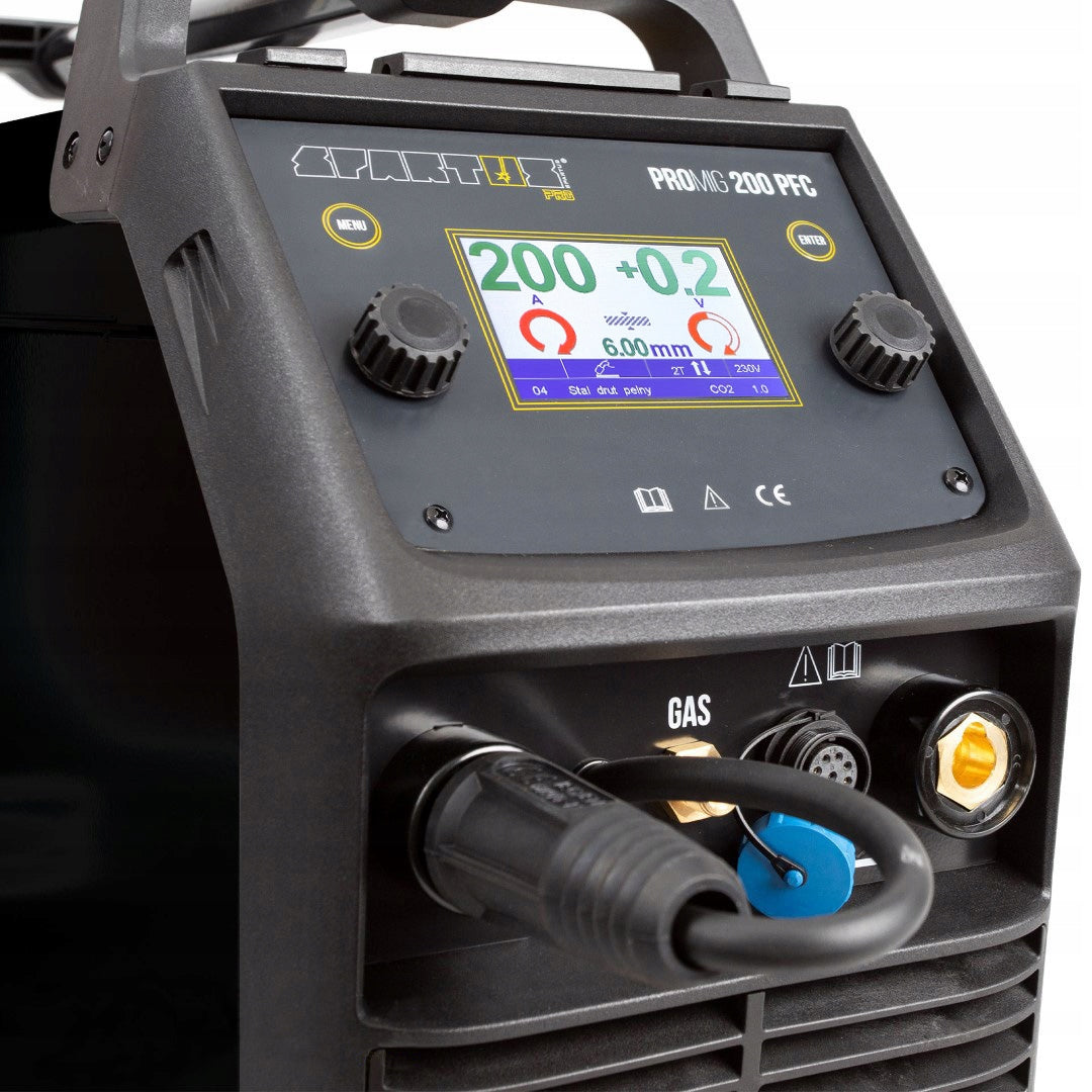 INVERTER WELDING MACHINE SPARTUS MIG 200 PFC MMA TIG IGBT ALUMINIUM SYNERGY Packaging status original