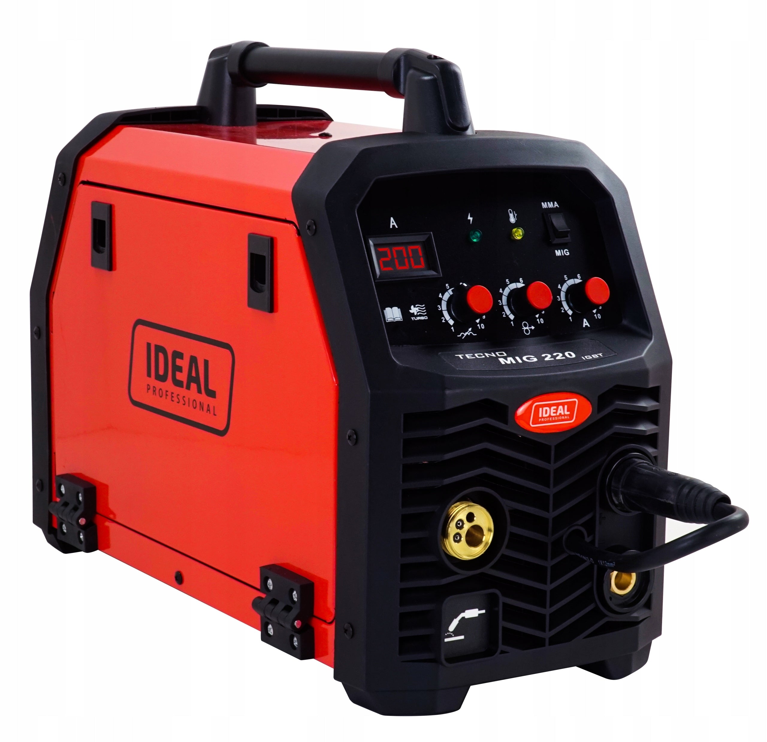 INVERTER Welder MIGOMAT MIG MAG MMA 230V 220A IDEAL SET IGBT 3IN1 Manufacturer code IDEAL TECNOMIG 220 NEW KPW_D6