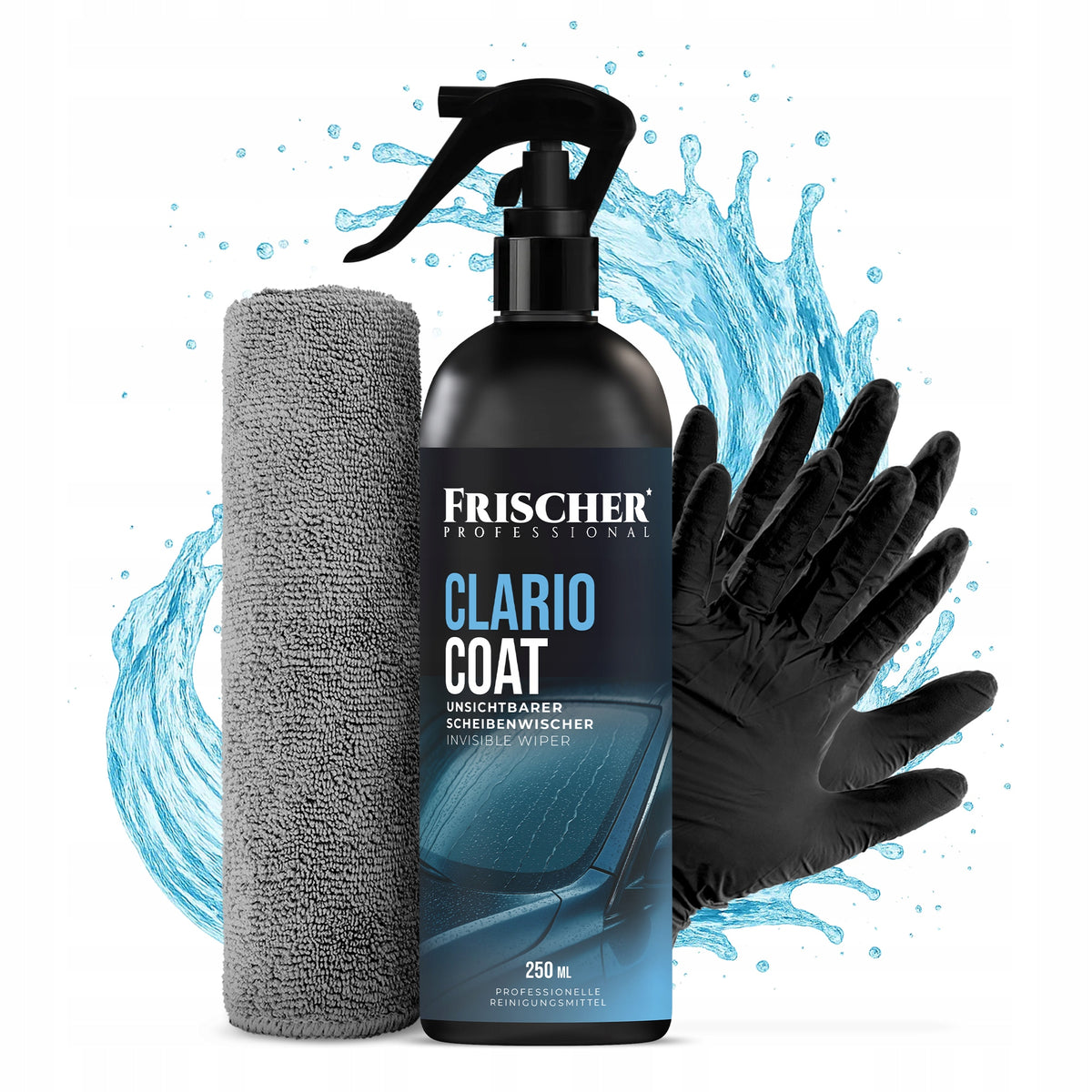 INVISIBLE COATING FOR CAR WINDOWS WIPER 250ml + MICROFIBER
