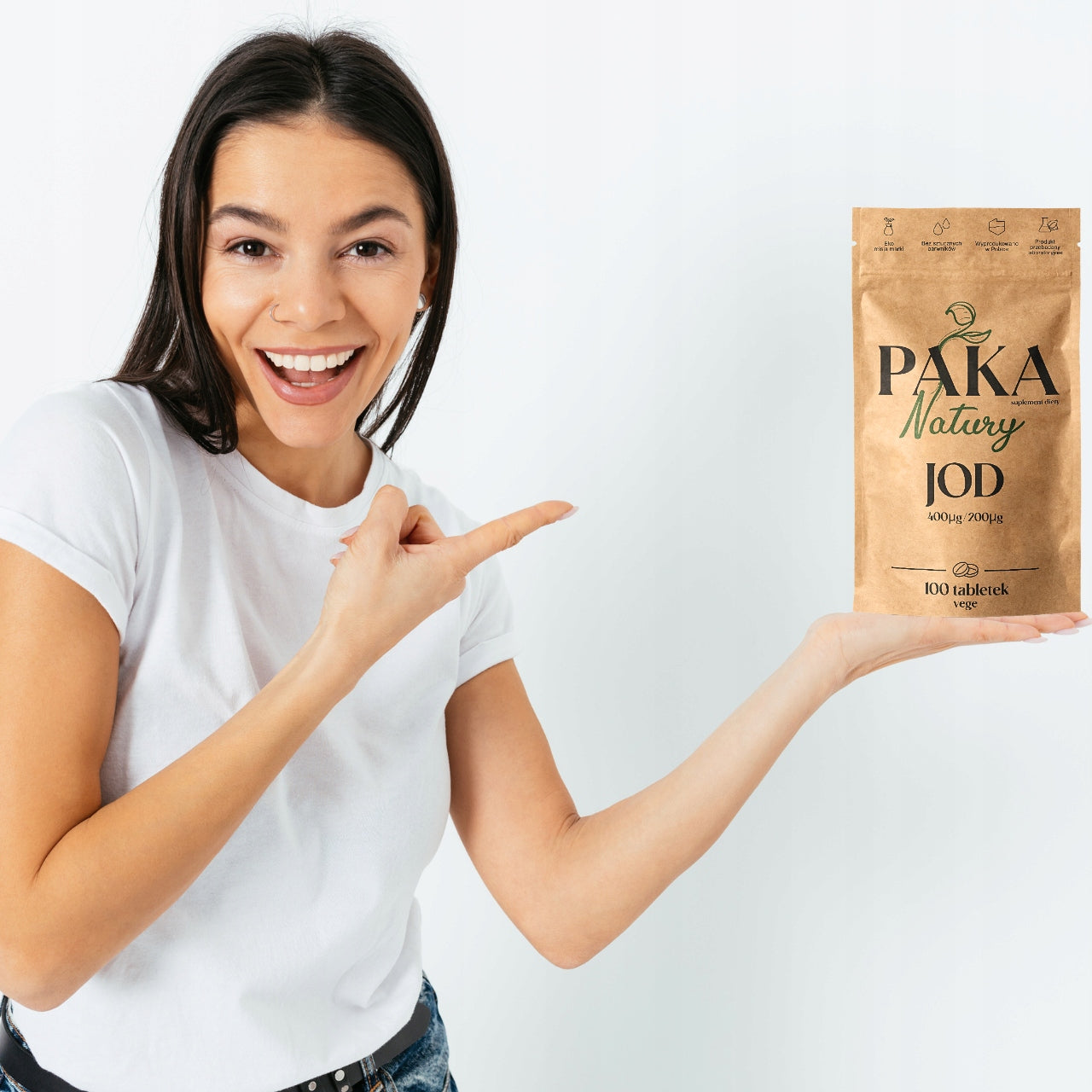 IODINE TABLETS POTASSIUM IODIDE ULTRA PURE 400µg/200µg 100TABL. PAKA EAN (GTIN) 5904433740562