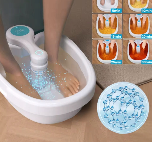IONIC FOOT BATH WITH MASSAGE CLEANSING AND DEEP RELAXATION DETOX SET