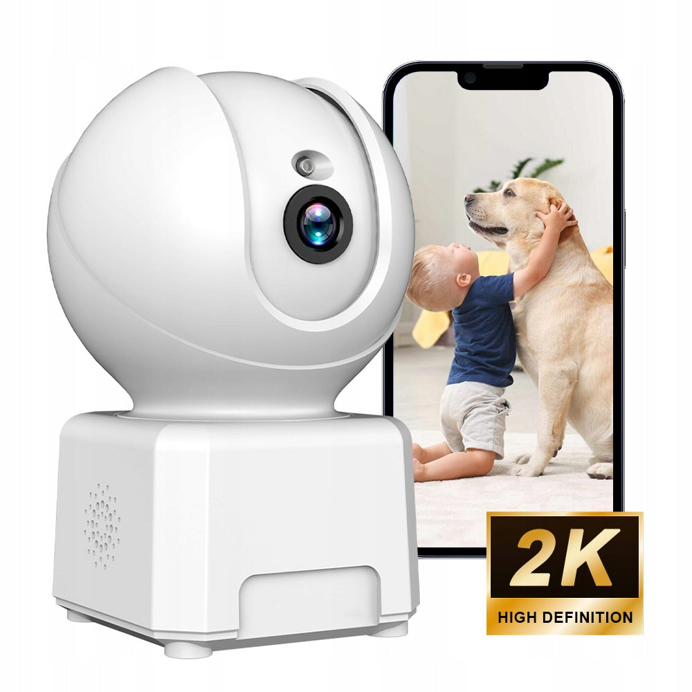 IP CAMERA 2K INTERNAL ROTATING 5G WIFI ALARM DETECTION HD SMART Night Vision