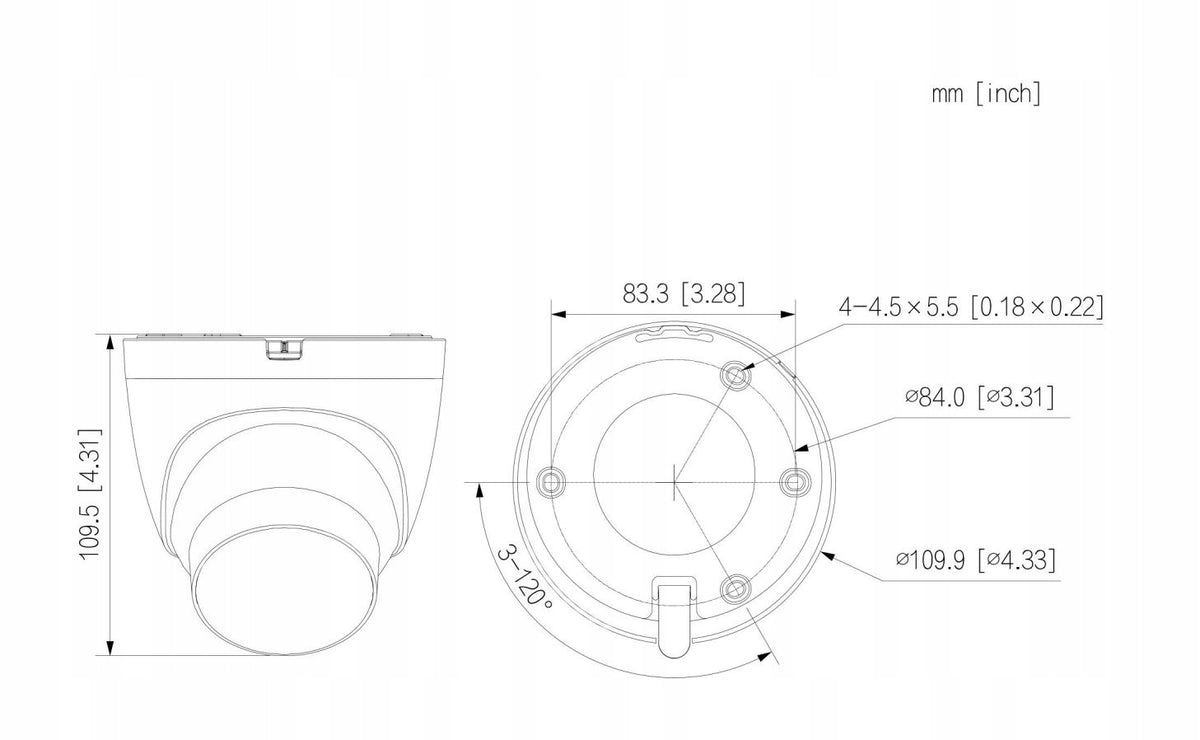 IP Camera 12Mpx 4480×2512p IPC-HDW21249T-S-IL-0280B DAHUA WIZSENSE Packaging status original