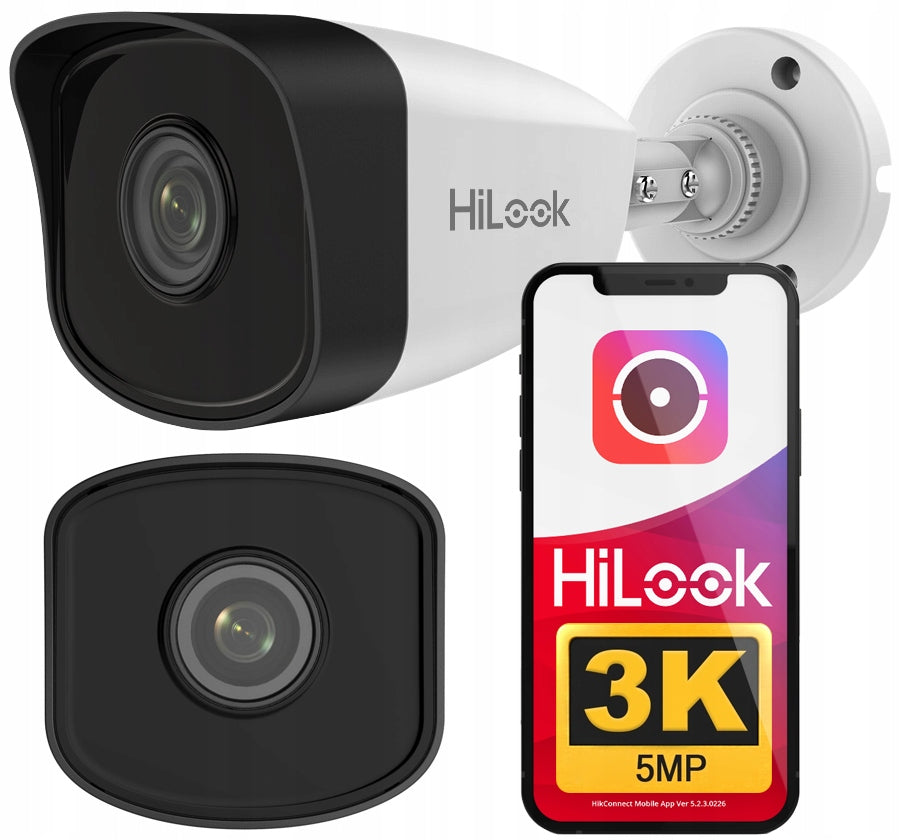 IP Camera 5MPx Outdoor PoE IPC-B150H HiLook by Hikvision App