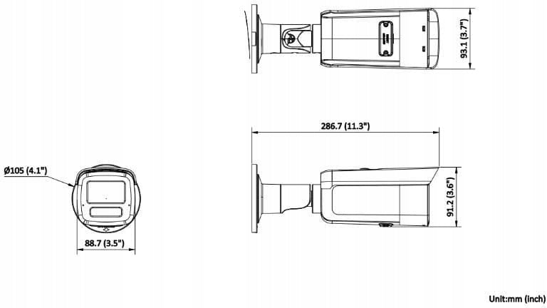 IP Camera HIKVISION DS-2CD2T83G2-2LI (2.8mm) Brand Hikvision