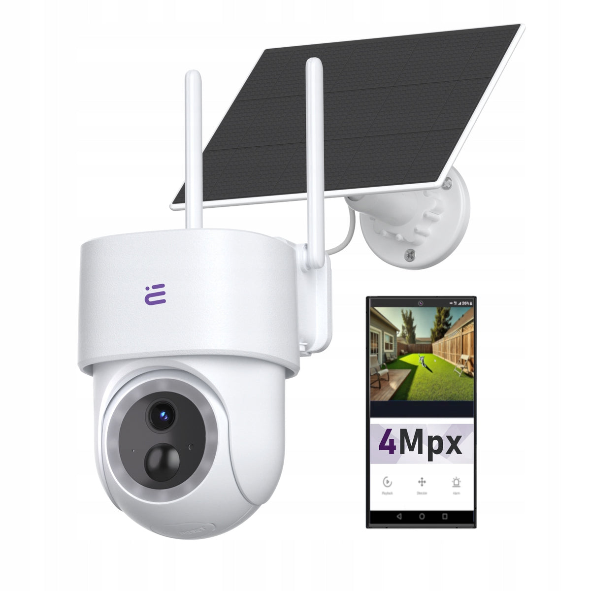 IP Camera Solar Outdoor Starlight Rotating WiFi Smart TUYA Encore View