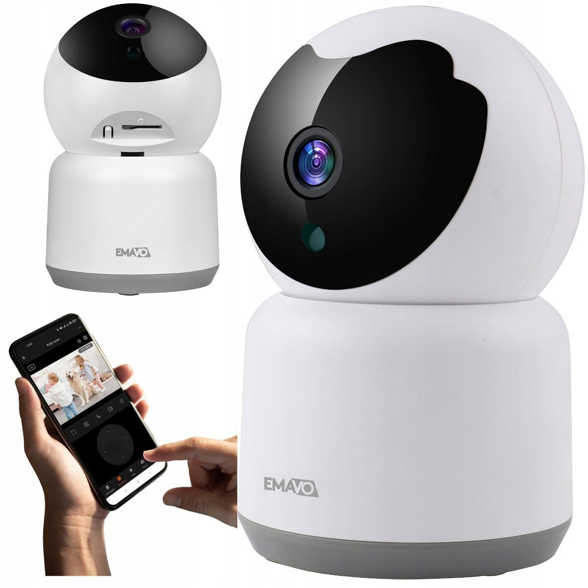 IP Camera WiFi Rotating FULL HD 3MPX TUYA Baby Nanny Dog Detection
