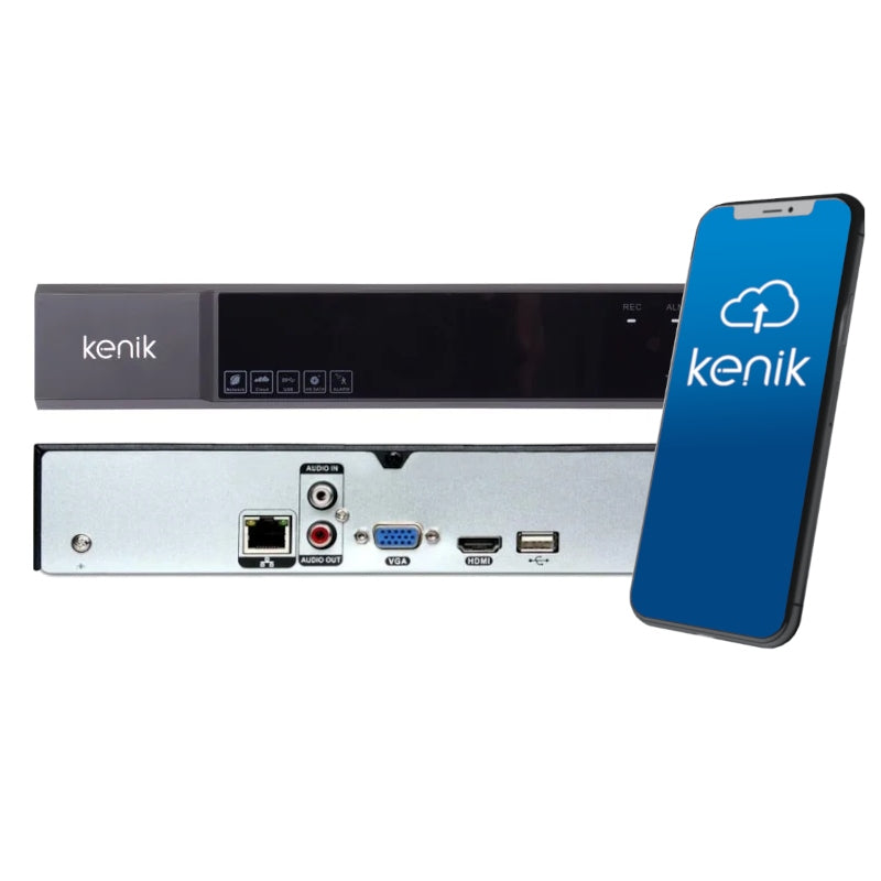 IP Recorder Kenik KG-NVR4018-V3 8 Channel Recorder for 8Mpx IP Cameras
