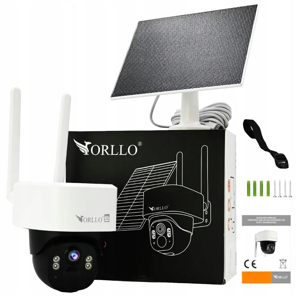 IP camera Orllo TZ1 Cloud SIM 4G LTE with solar panel
