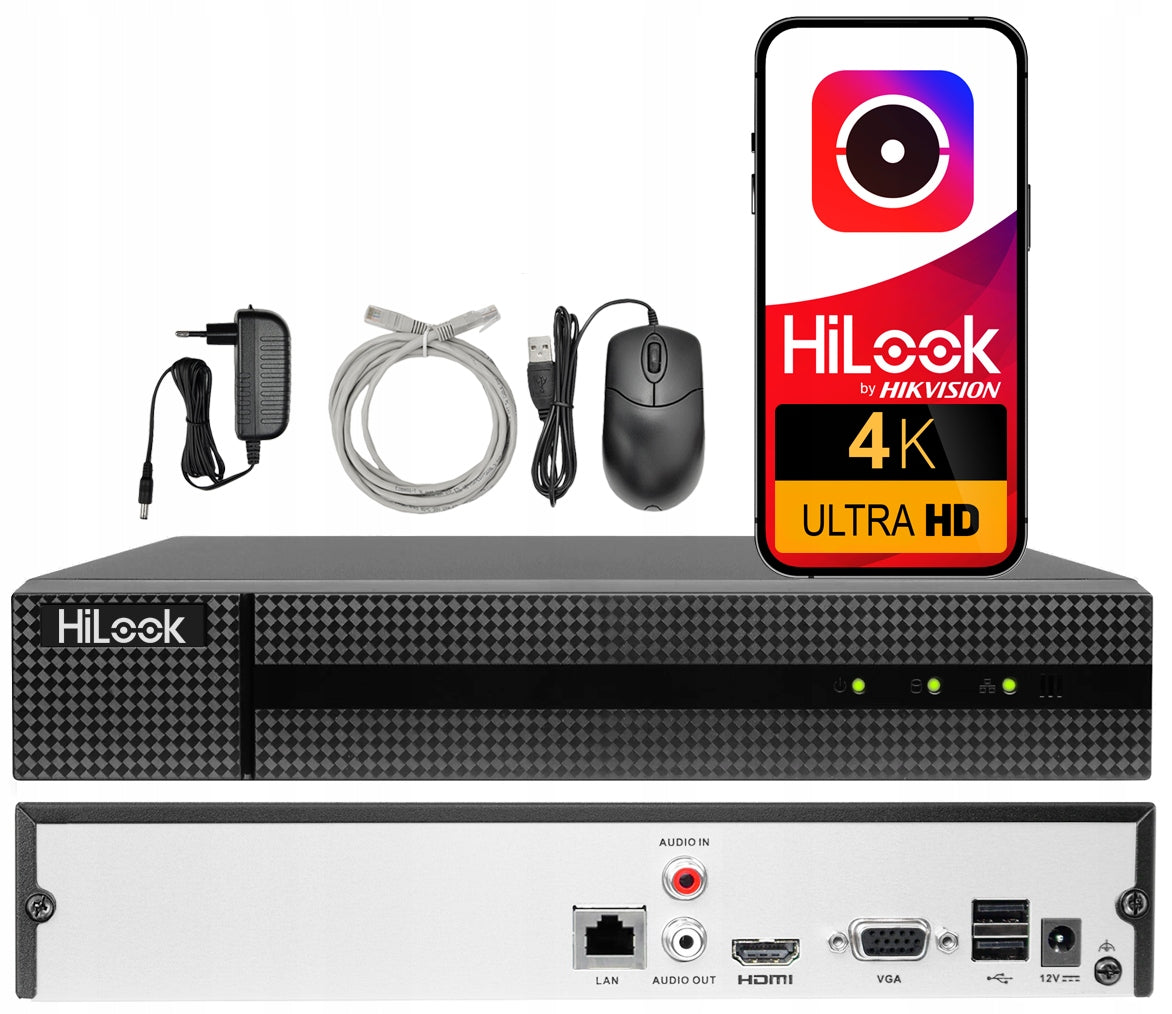 IP recorder 8 channels up to 8MPx NVR-108MH-C HILOOK BY HIKVISION Application
