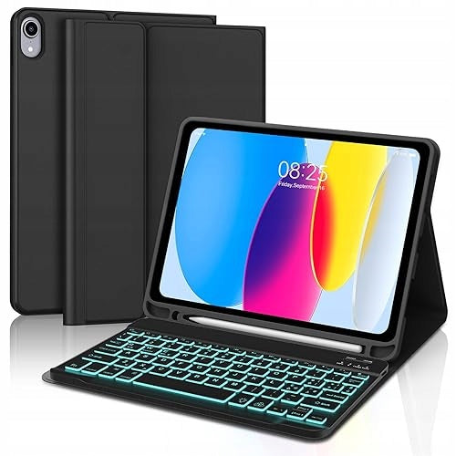 IPAD CASE 10TH GENERATION BLUETOOTH KEYBOARD ITALIAN QWERTY BACKLIGHT