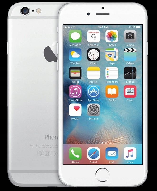 IPHONE 6 128GB SILVER Headphones included yes