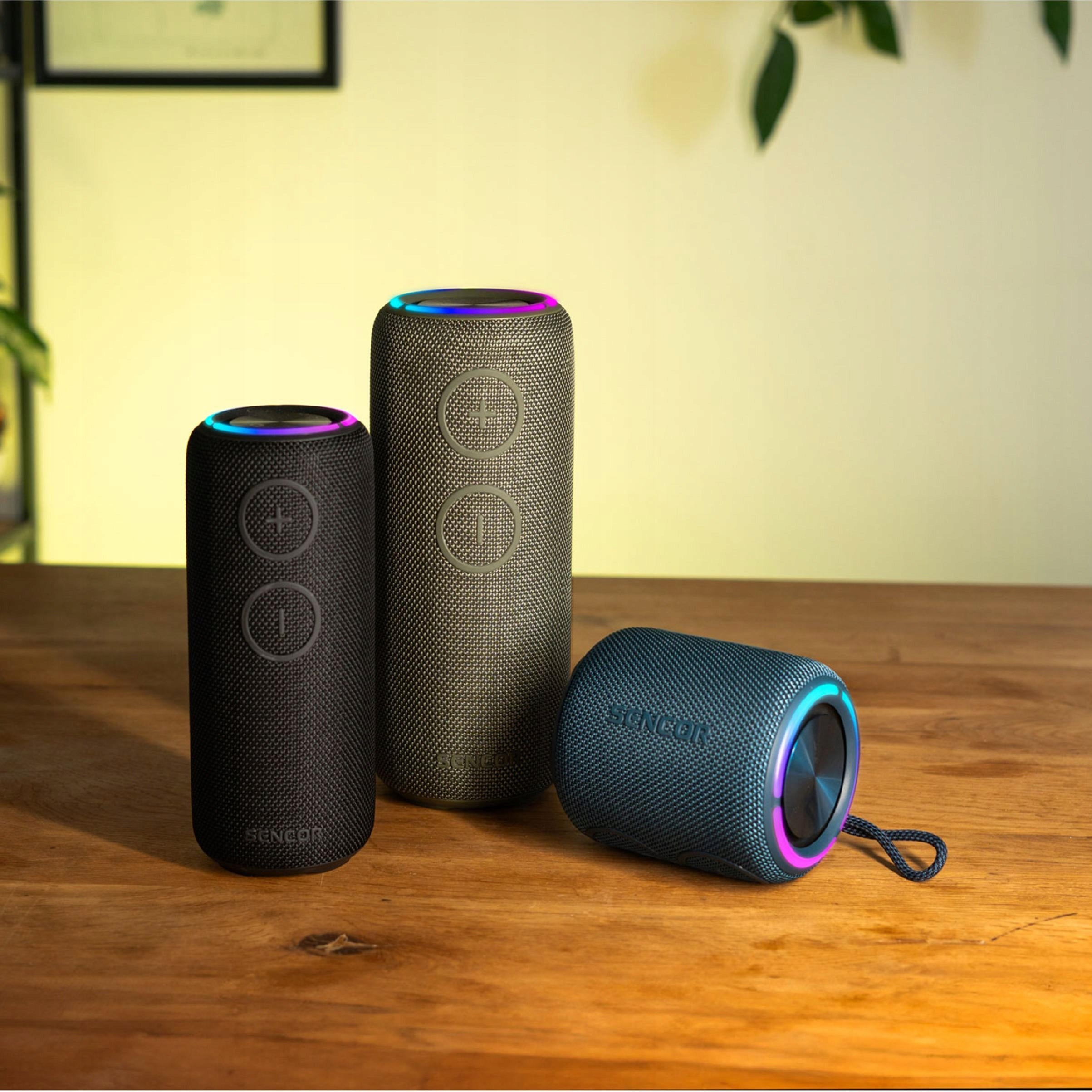 IPX7 Sencor SIRIUS 2 MINI OLIVE 2500 mAh Bluetooth Speaker Brand Sencor