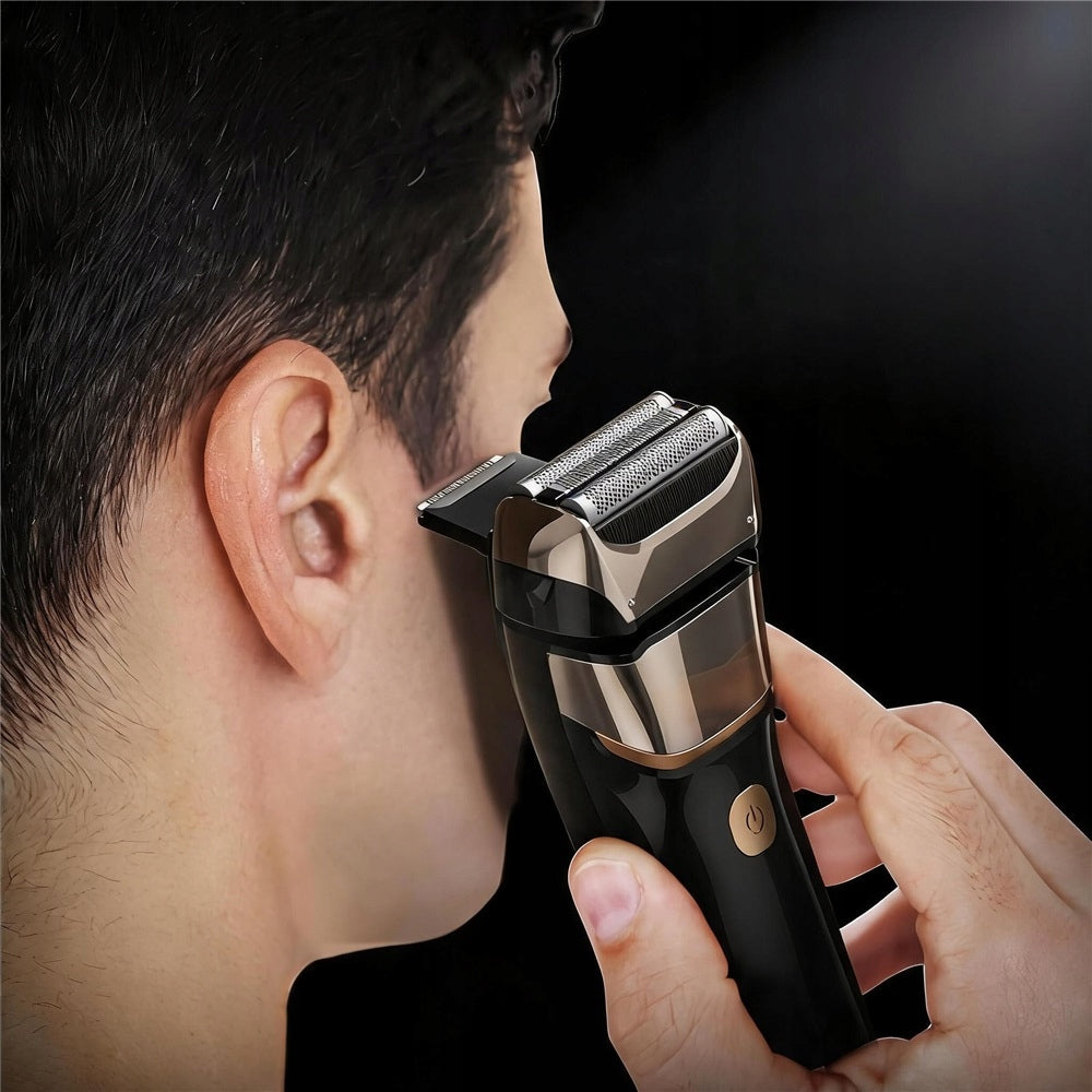 IPX7 USB C ELECTRIC BEARD SHAVER WITH TRAVEL LOCK FUNCTION Wireless operating time 80 min
