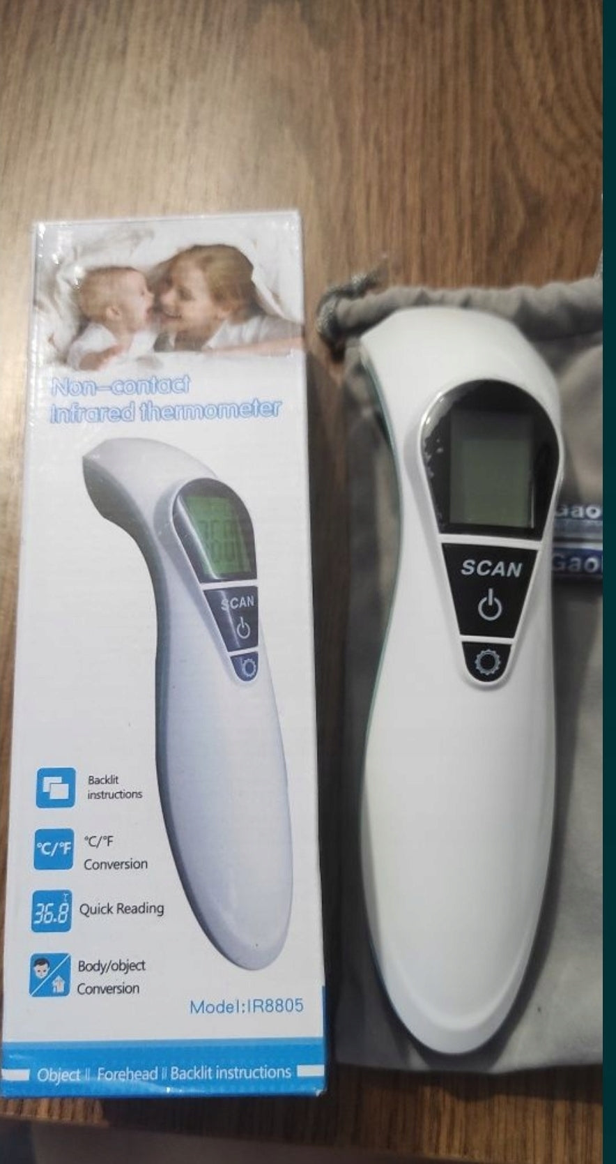 IR8805 Infrared Thermometer Non-Contact Case EAN (GTIN) 787646794073