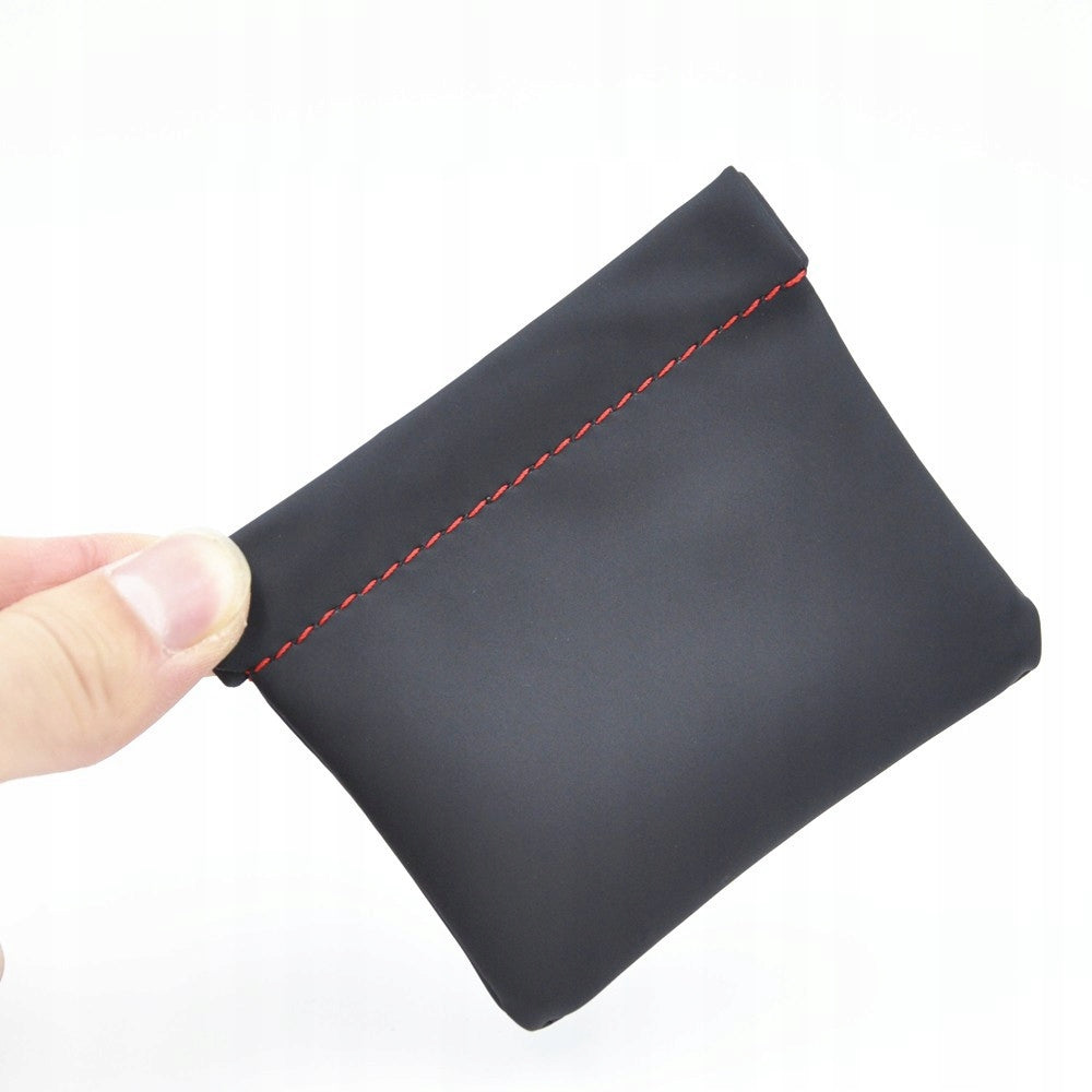 IRIS Pouch pouch soft pouch cover with door closer for headphones Dominant color black