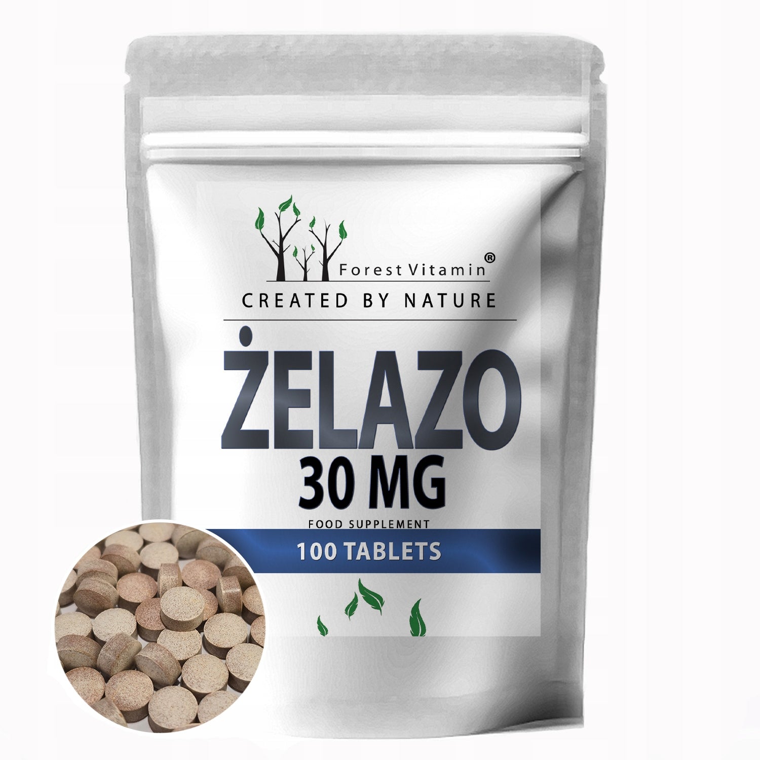 IRON FURAMAN ABSORBABLE IRON 30mg 100tabs FOR VEGETARIANS ANEMIA