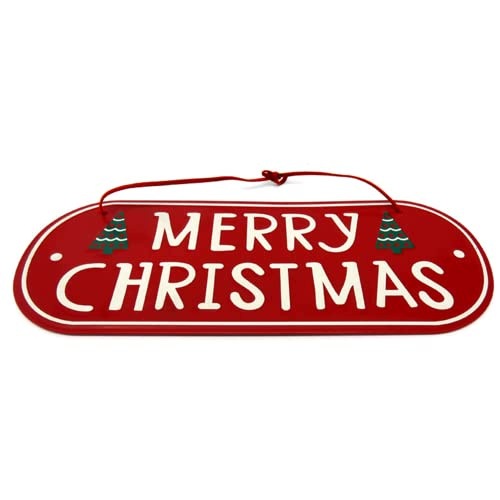 IRON SIGN MERRY CHRISTMAS FOR DOOR CHRISTMAS DECORATION 30X24 CM Brand no brand