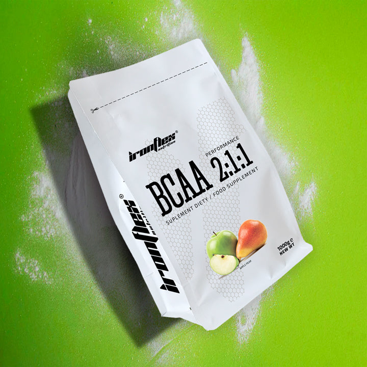 IRONFLEX BCAA 2:1:1 1000g STRONG AMINO ACIDS 1kg AMINO MUSCLE REGENERATION Packaging status original