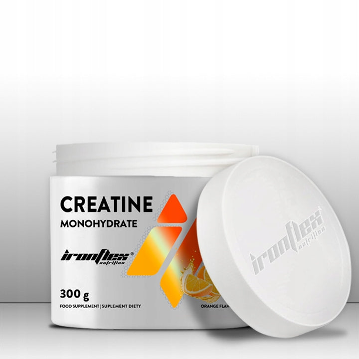 IRONFLEX CREATINE MONOHYDRATE 300 g CREATINE MONO CREATINE TAURINE B6 STRENGTH Packaging status original