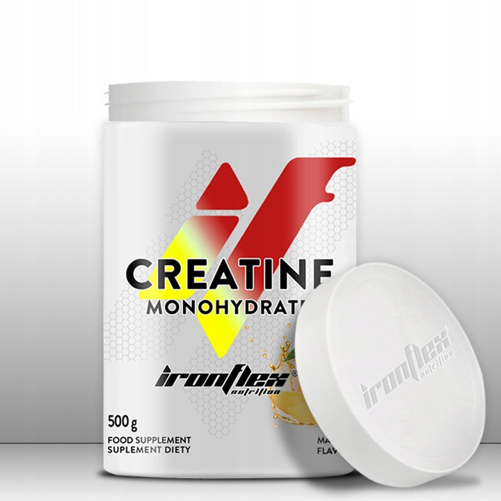 IRONFLEX CREATINE MONOHYDRATE 500g CREATINE MONOHYDRATE POWDER PUMP STRENGTH Packaging status original