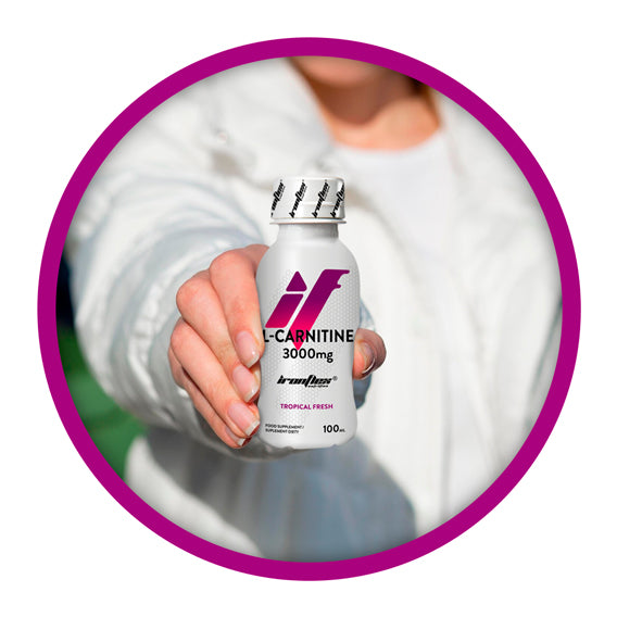IRONFLEX L-CARNITINE 3000mg SHOT 24x100ml POWERFUL FAT BURNER METABOLISM Manufacturer code 5903140696988