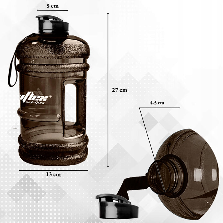 IRONFLEX MOTIVATIONAL WATER BOTTLE 2200 ml SPORTS WATER BOTTLE 2,2l WITH MEASURING CUP Manufacturer code 5903140697794