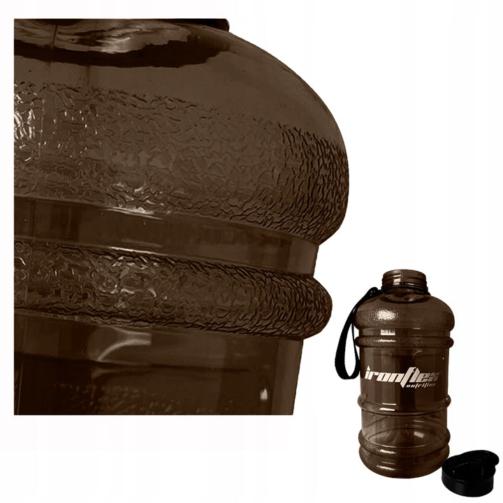 IRONFLEX MOTIVATIONAL WATER BOTTLE 2200 ml SPORTS WATER BOTTLE 2,2l WITH MEASURING CUP Volume 2200 ml