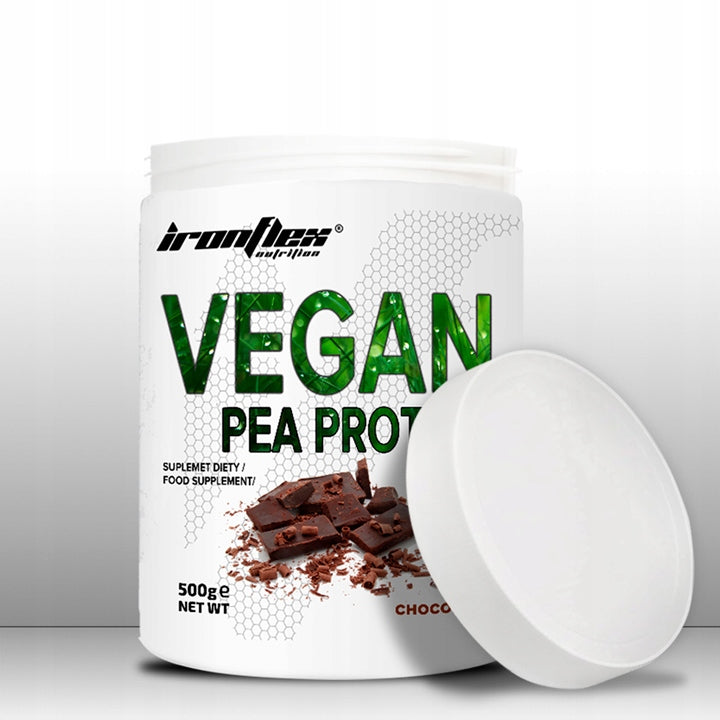 IRONFLEX PEA PROTEIN 500 g VEGAN PEA PROTEIN VEGAN VEGETABLE SUPPLEMENT EAN (GTIN) 5903140697244