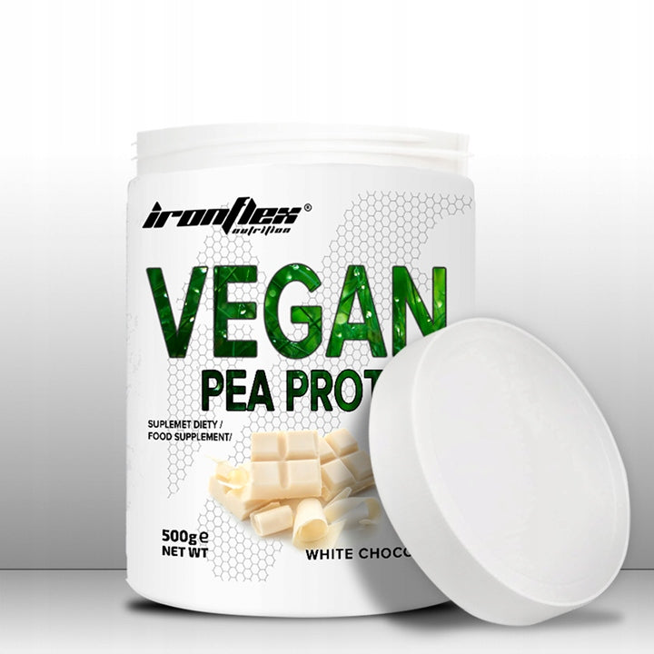 IRONFLEX PEA PROTEIN 500 g VEGAN PEA PROTEIN VEGAN VEGETABLE SUPPLEMENT Packaging status original