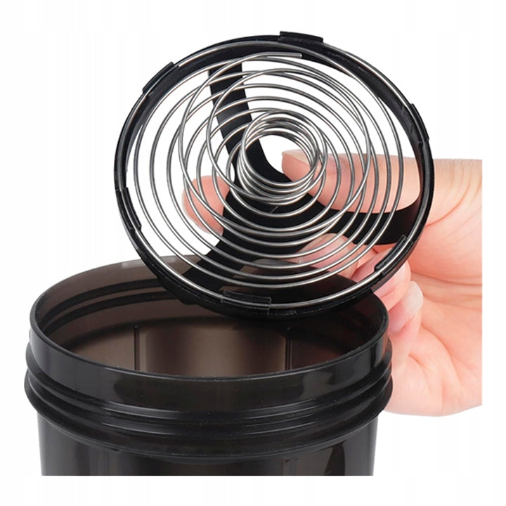 IRONFLEX SHAKER 500ml AIRTIGHT SHAKER FOR CONDITIONERS WITH PROTEIN CONTAINER Manufacturer code 5903140692720