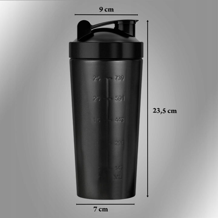 IRONFLEX STEEL SHAKER 750ml AIRTIGHT SHAKER FOR GYM CONDITIONERS TRAINING Brand IronFlex