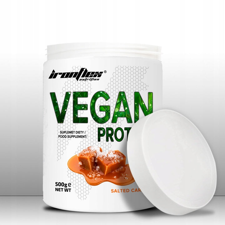 IRONFLEX VEGAN PROTEIN 500 g SOY PROTEIN PLANT SUPPLEMENT VEGAN ISOLATE Packaging status original